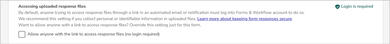 allow access to files at form level