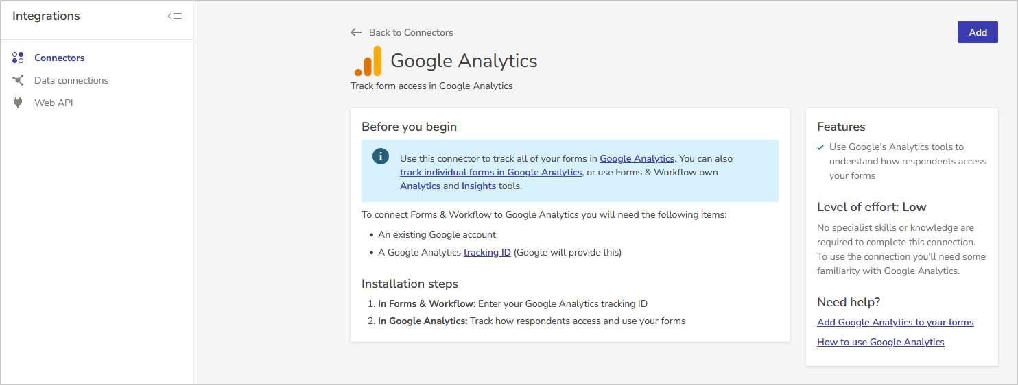 add Google Analytics