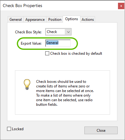 check box options export value.png