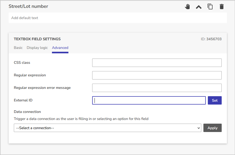 add external id field