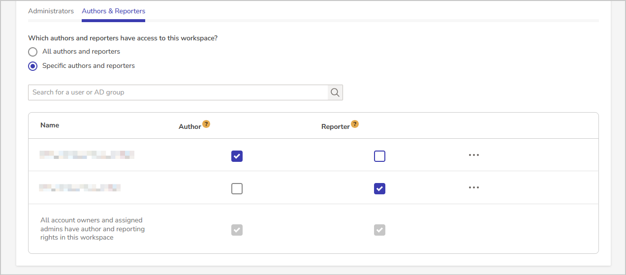 further restrict permissions by unchecking roles in the list